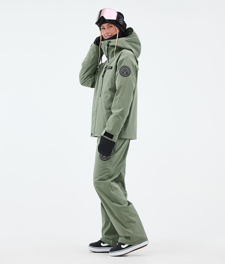 Dope Blizzard W Full Zip Snowboardjacke Damen Moss Green, Bild 3 von 9
