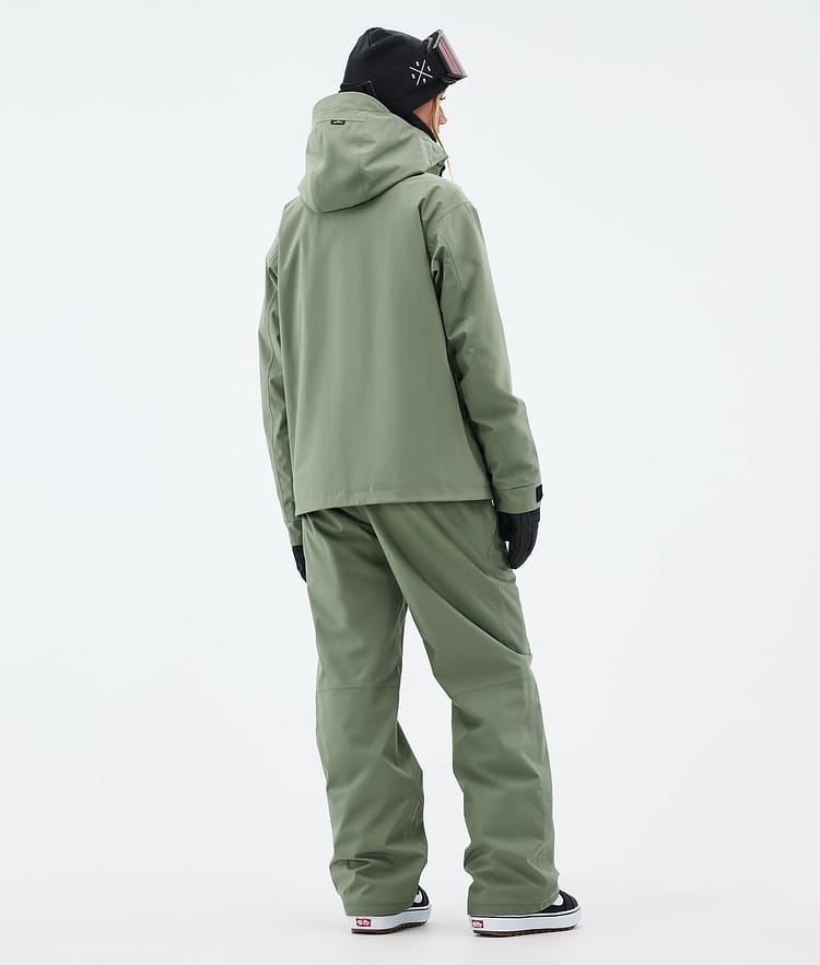Dope Blizzard W Full Zip Snowboardjacke Damen Moss Green, Bild 4 von 9