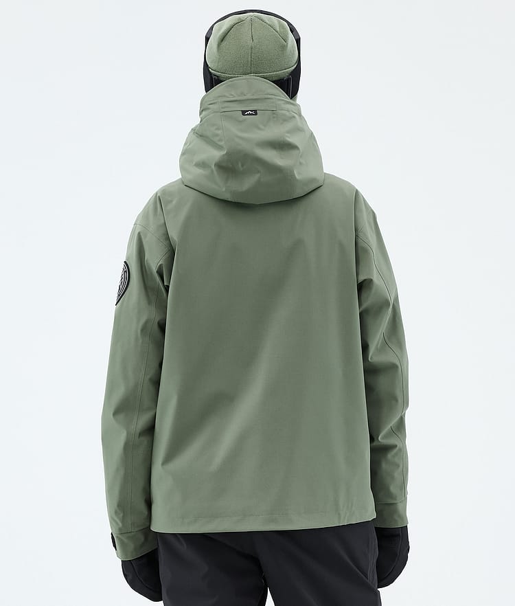Dope Blizzard W Full Zip Snowboardjacke Damen Moss Green, Image 6 of 9