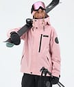 Dope Blizzard W Full Zip Skijacke Damen Soft Pink