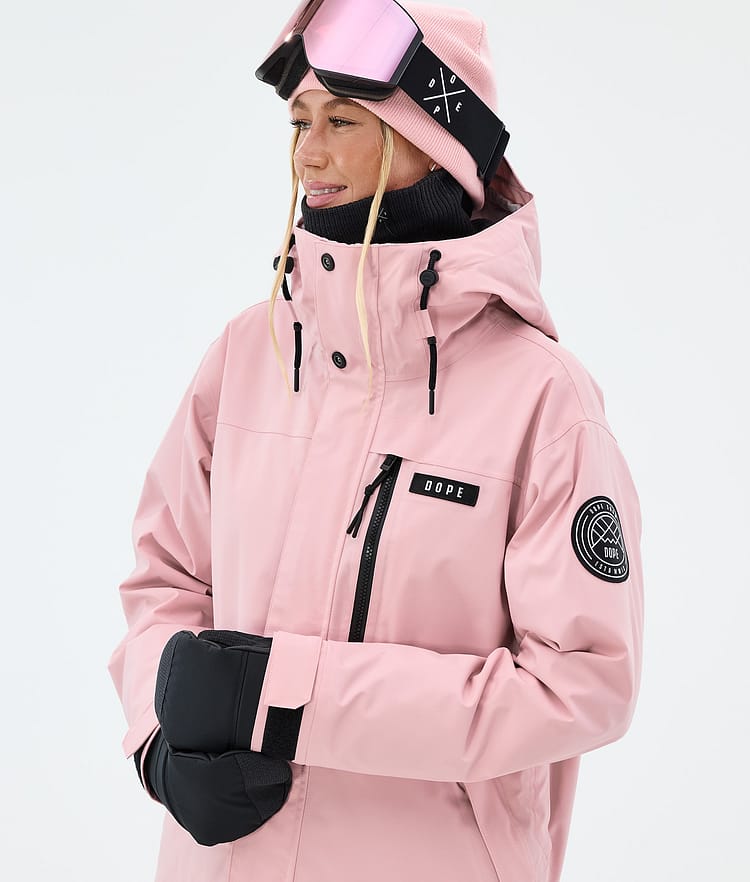 Dope Blizzard W Full Zip Skijacke Damen Soft Pink, Image 4 of 9