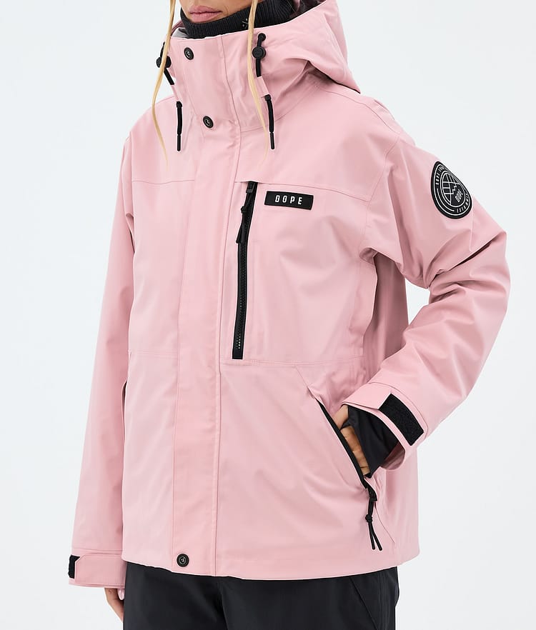 Dope Blizzard W Full Zip Snowboardjacke Damen Soft Pink, Image 7 of 9