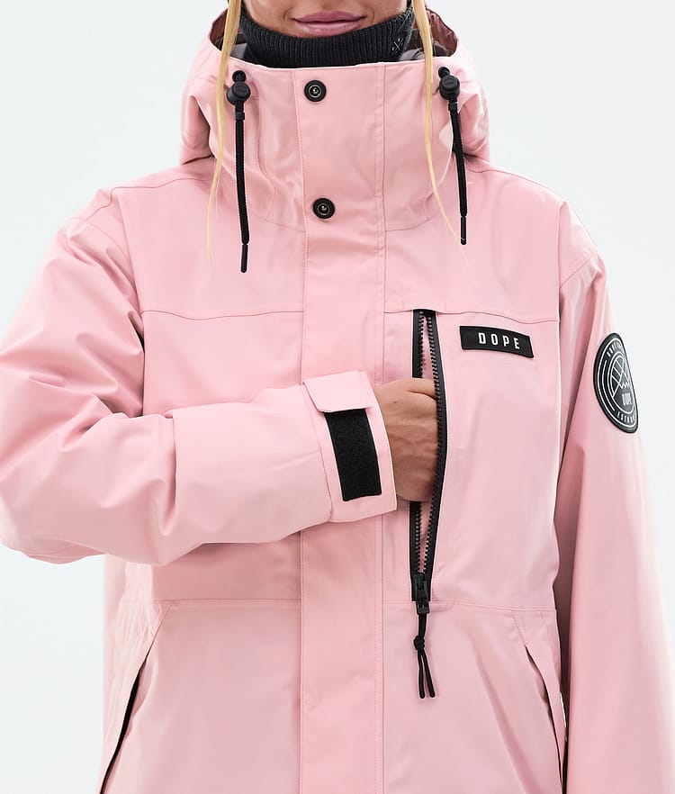 Dope Blizzard W Full Zip Snowboardjacke Damen Soft Pink, Bild 8 von 9