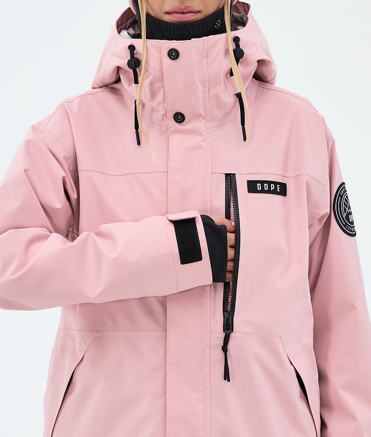 Dope Blizzard W Full Zip Snowboardjacke Damen Soft Pink, Image 8 of 9
