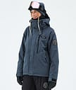 Dope Blizzard W Full Zip Snowboardjacke Damen Metal Blue