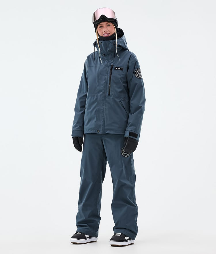 Dope Blizzard W Full Zip Snowboardjacke Damen Metal Blue, Bild 2 von 9