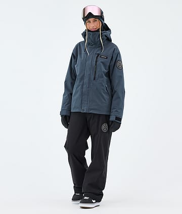 Dope Blizzard W Full Zip Snowboard Outfit Metal Blue/Black