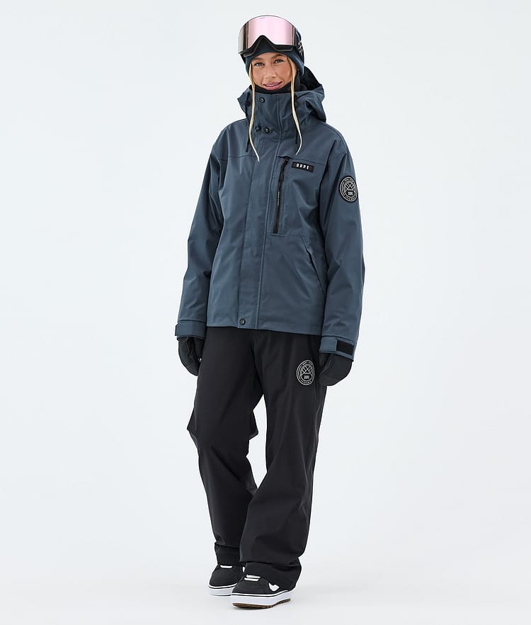 Dope Blizzard W Full Zip Snowboardjacke Damen Metal Blue, Image 2 of 9