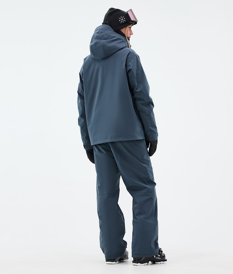 Dope Blizzard W Full Zip Skijacke Damen Metal Blue, Bild 4 von 9