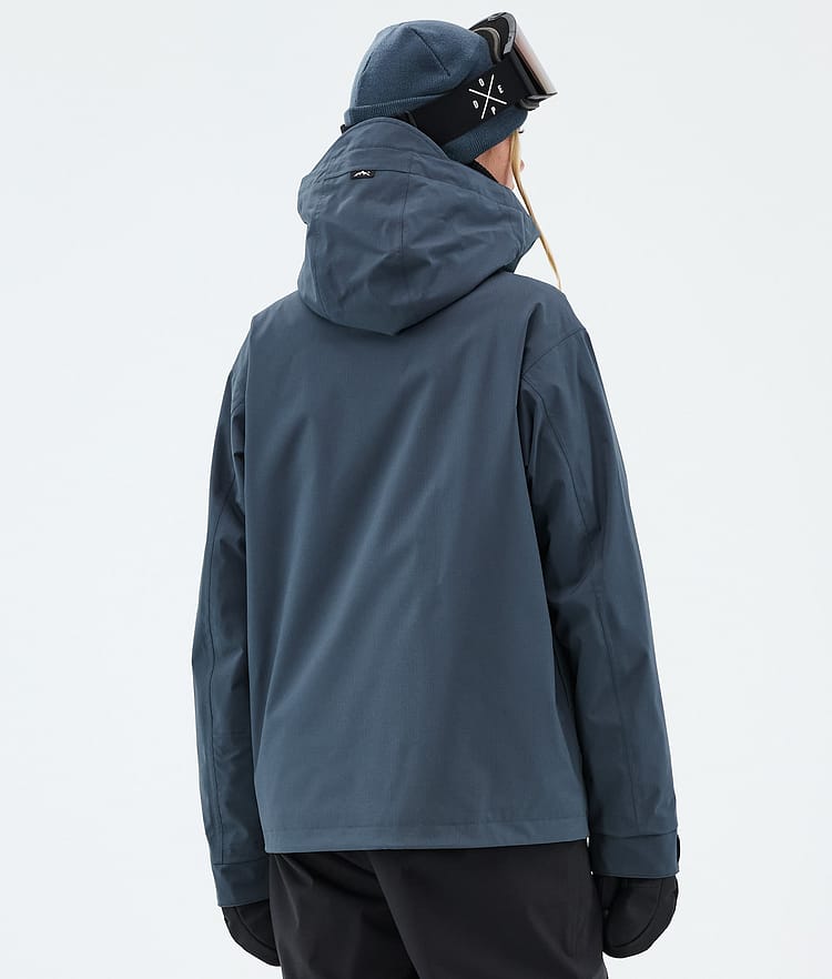 Dope Blizzard W Full Zip Skijacke Damen Metal Blue, Image 6 of 9