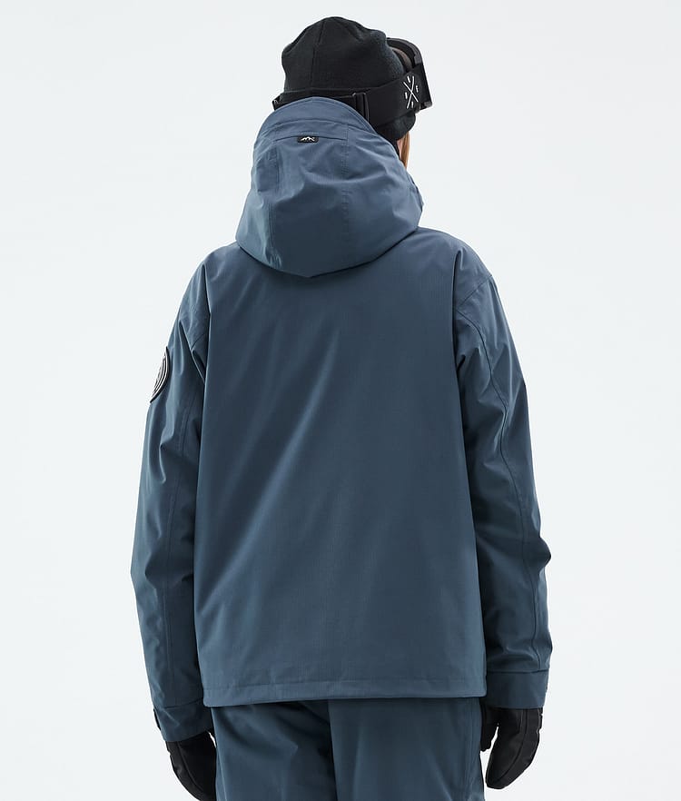 Dope Blizzard W Full Zip Skijacke Damen Metal Blue, Bild 6 von 9