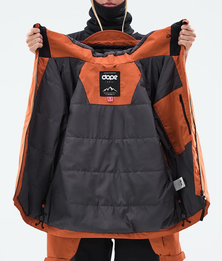 Dope Spartan W Skijacke Damen Burned Orange, Bild 8 von 8