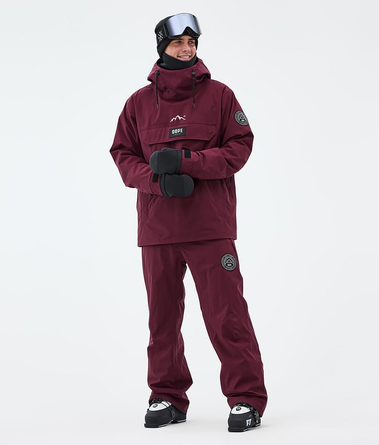 Dope Blizzard Skihose Herren Burgundy, Bild 2 von 5