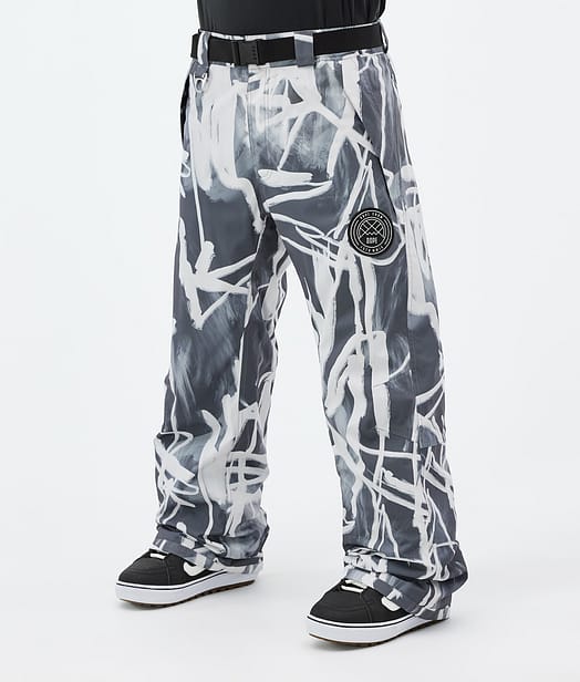 Dope Blizzard Snowboardhose Herren Scribble Black