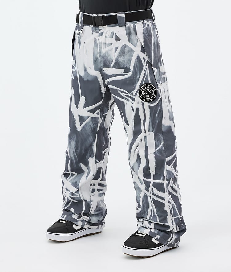Dope Blizzard Snowboardhose Herren Scribble Black, Bild 1 von 5