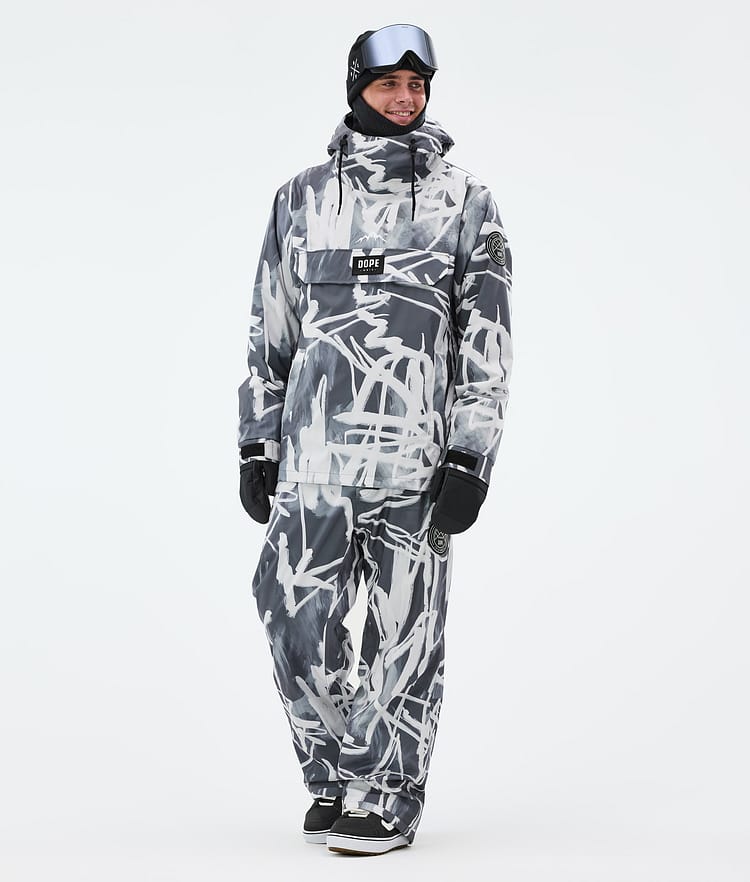 Dope Blizzard Snowboardhose Herren Scribble Black, Bild 2 von 5