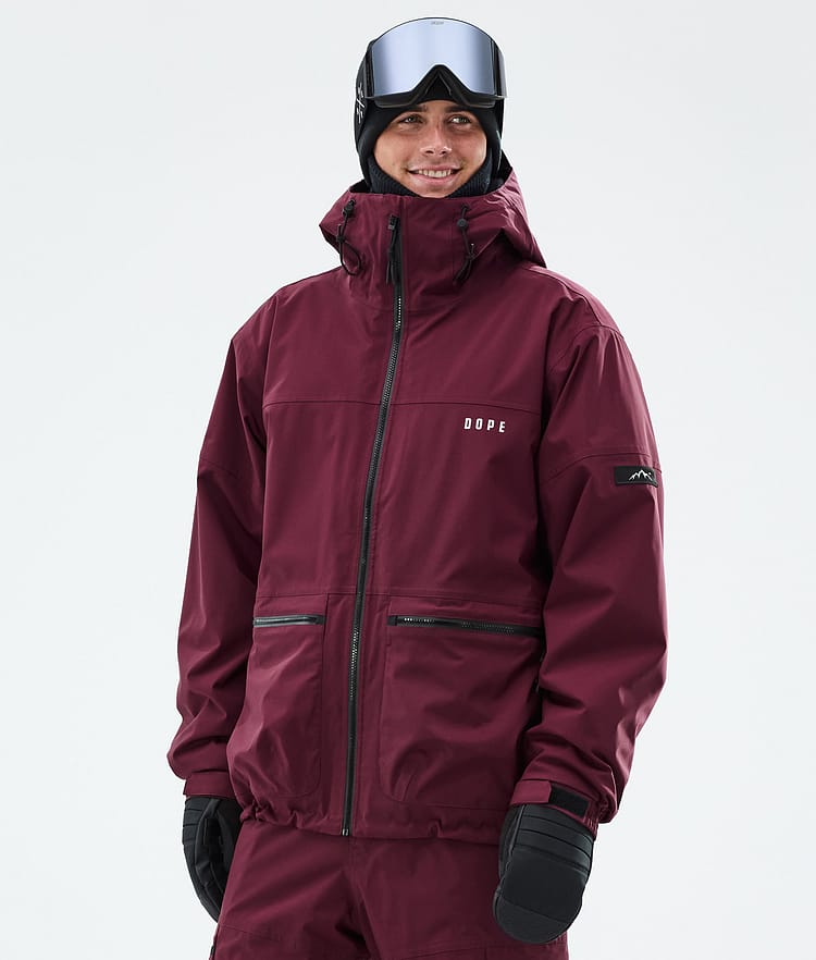 Dope Vertex Snowboardjacke Herren Burgundy, Bild 1 von 8