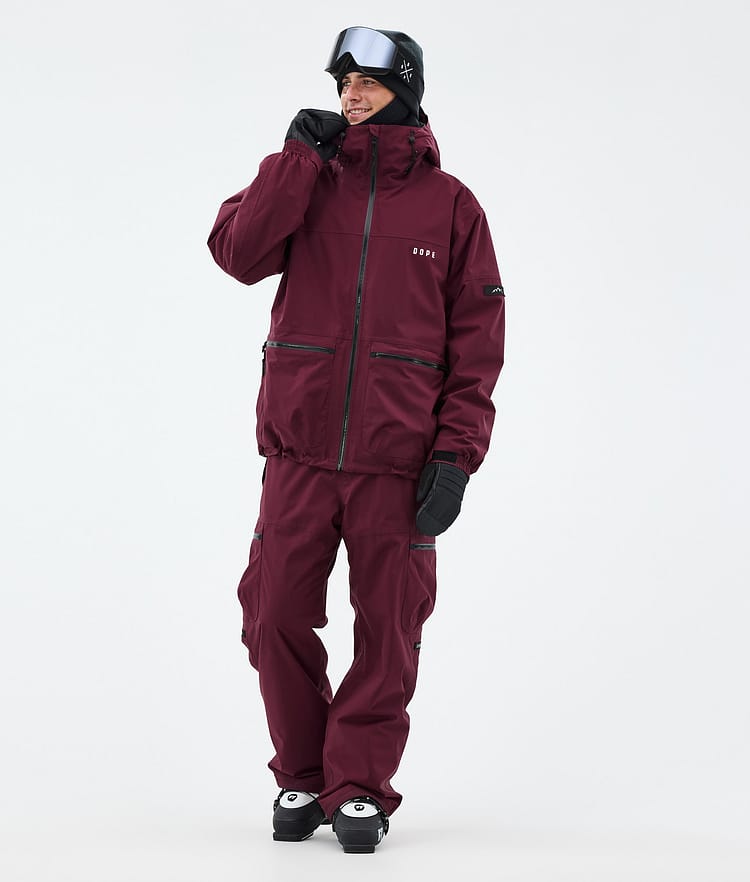 Dope Vertex Skijacke Herren Burgundy, Bild 2 von 8