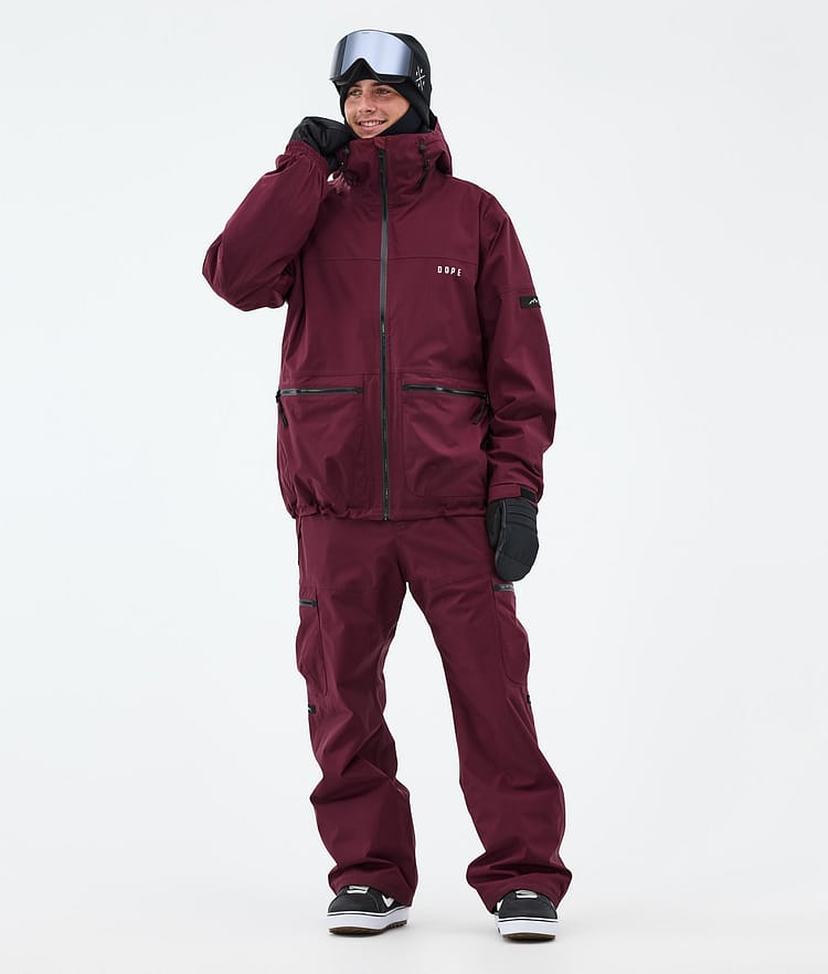 Dope Vertex Snowboardjacke Herren Burgundy, Bild 2 von 8