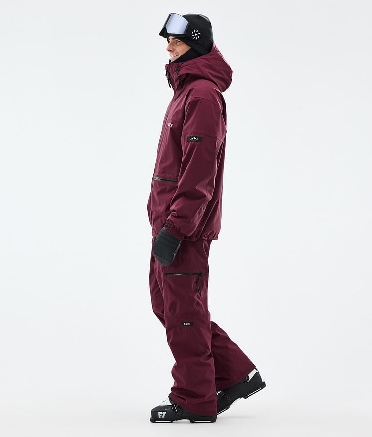 Dope Vertex Skijacke Herren Burgundy, Bild 3 von 8