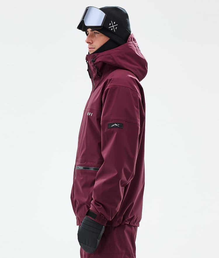 Dope Vertex Snowboardjacke Herren Burgundy, Bild 5 von 8