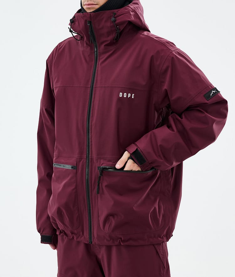 Dope Vertex Snowboardjacke Herren Burgundy, Bild 7 von 8