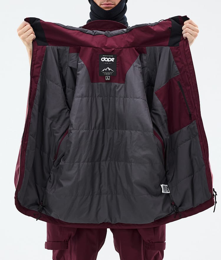 Dope Vertex Snowboardjacke Herren Burgundy, Bild 8 von 8