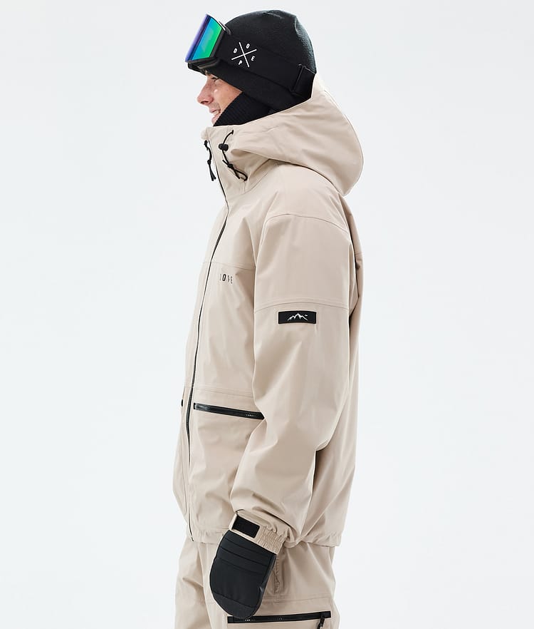 Dope Vertex Snowboardjacke Herren Sand, Bild 5 von 8