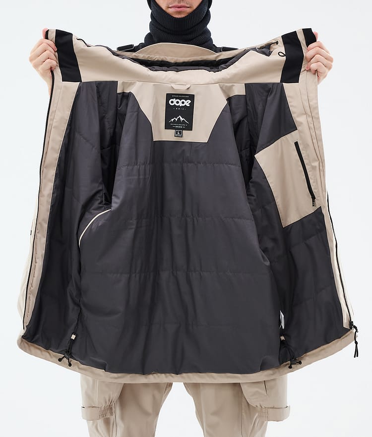 Dope Vertex Skijacke Herren Sand, Bild 8 von 8