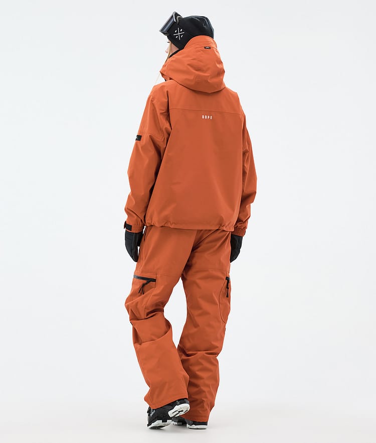 Dope Vertex W Skijacke Damen Burned Orange, Bild 4 von 8