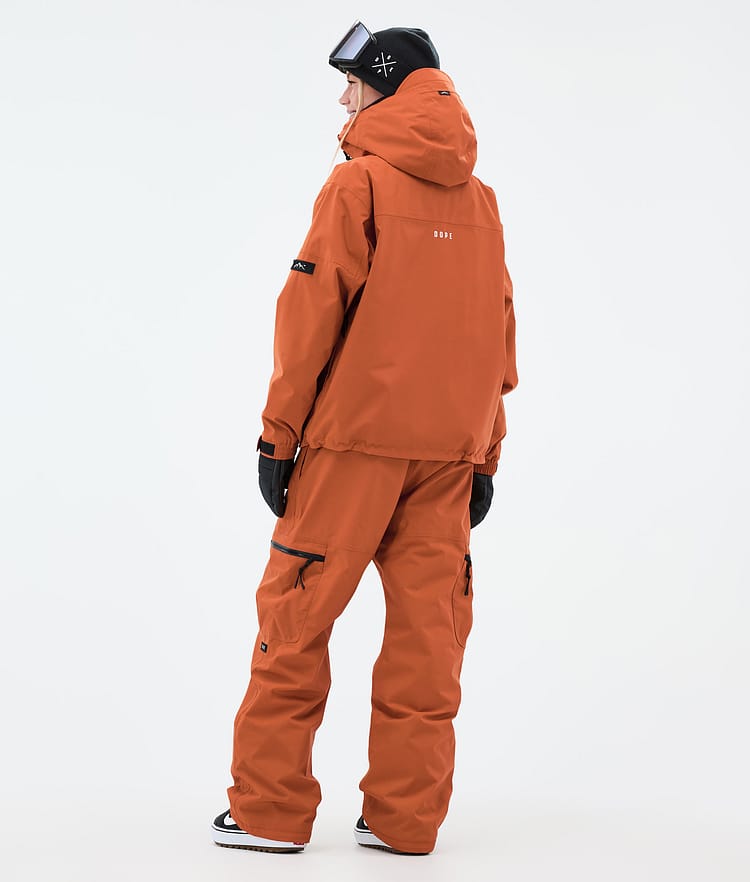 Dope Vertex W Snowboardjacke Damen Burned Orange, Bild 4 von 8