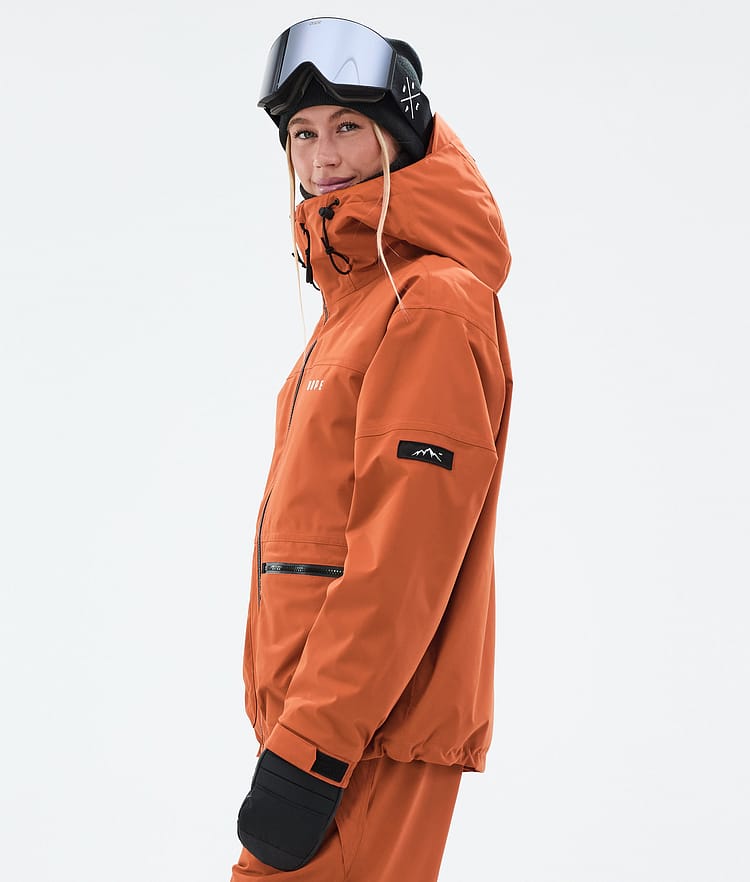 Dope Vertex W Snowboardjacke Damen Burned Orange, Bild 5 von 8