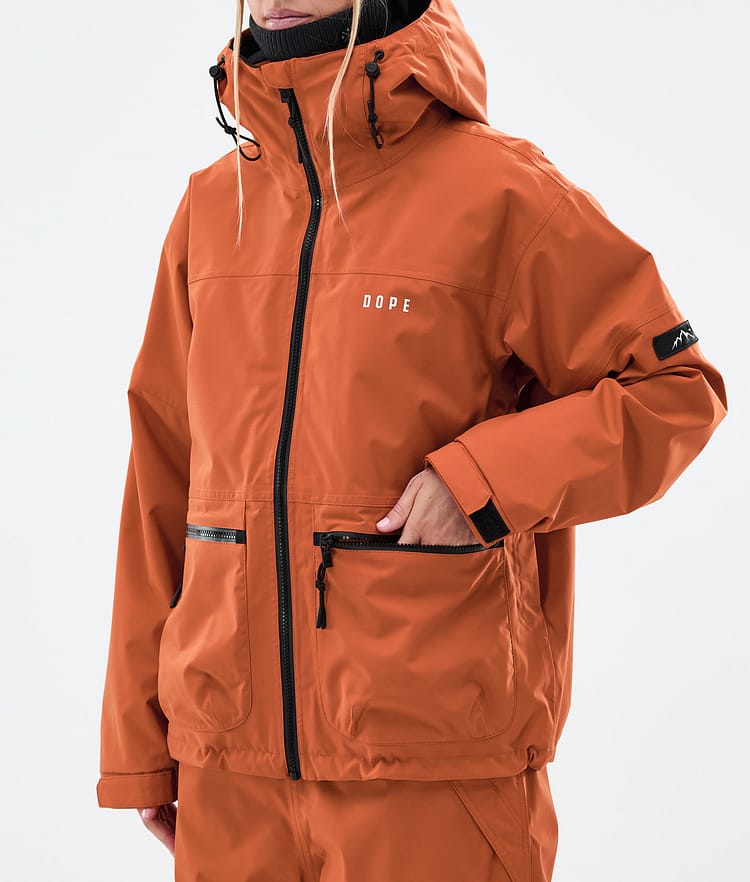 Dope Vertex W Snowboardjacke Damen Burned Orange, Bild 7 von 8