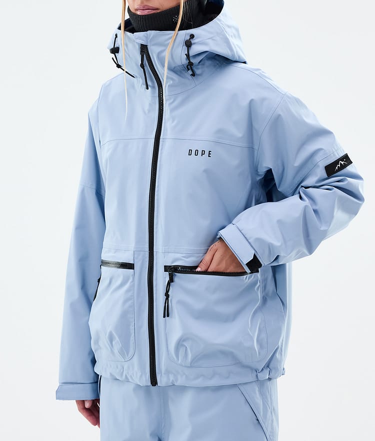 Dope Vertex W Skijacke Damen Light Blue, Bild 7 von 8