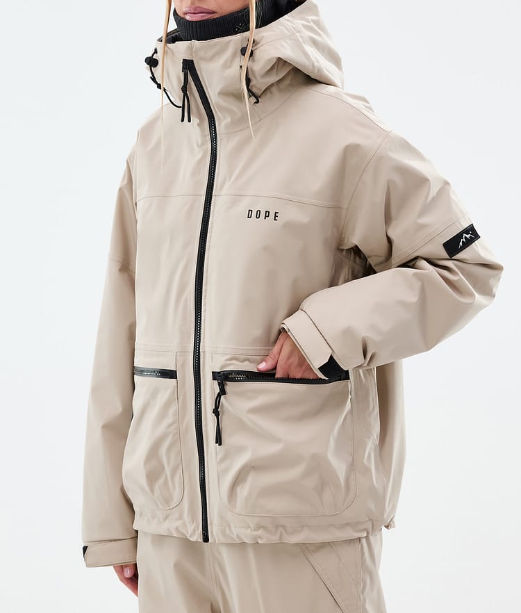 Dope Vertex W Snowboardjacke Damen Sand, Bild 7 von 8