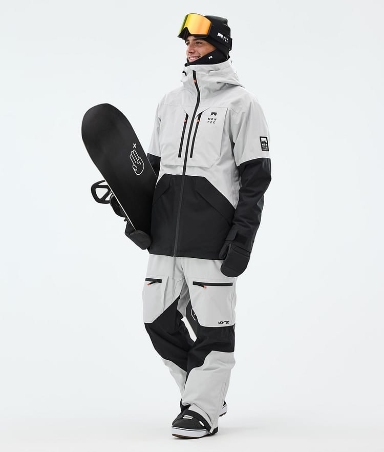 Montec Arch Snowboardjacke Herren Light Grey/Black, Bild 3 von 10