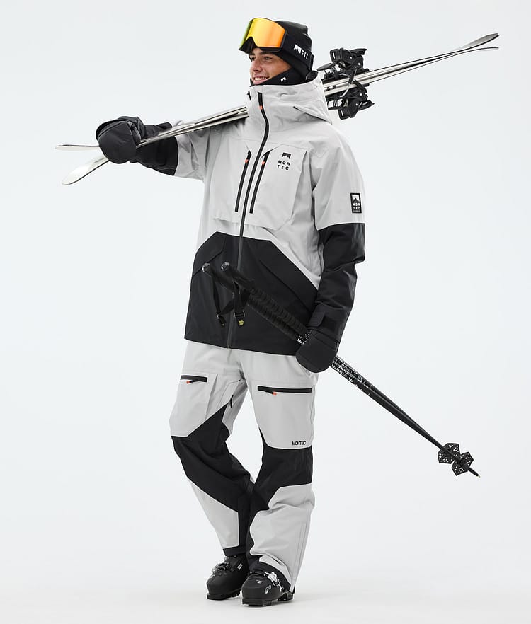 Montec Arch Skijacke Herren Light Grey/Black, Bild 3 von 10