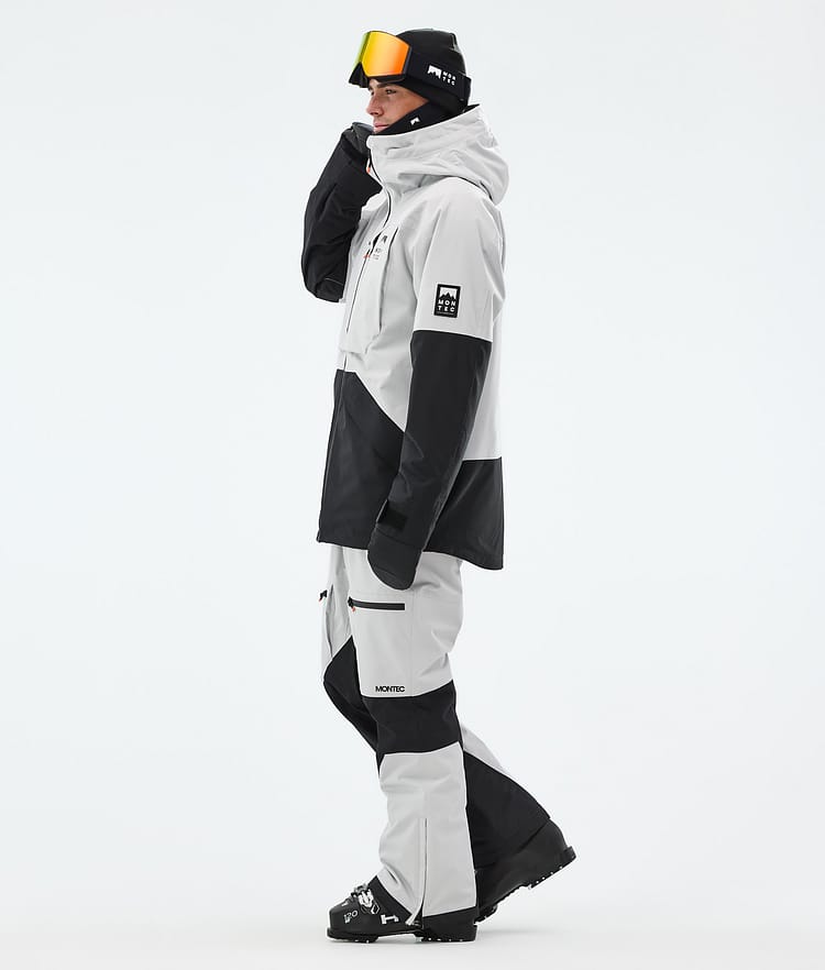 Montec Arch Skijacke Herren Light Grey/Black, Bild 4 von 10
