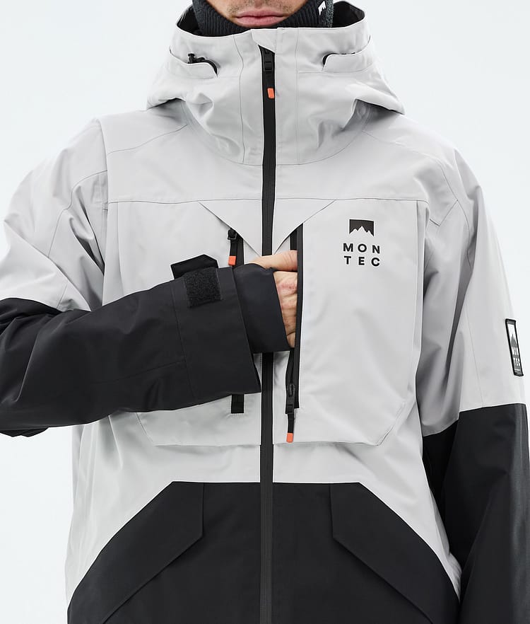Montec Arch Skijacke Herren Light Grey/Black, Bild 9 von 10