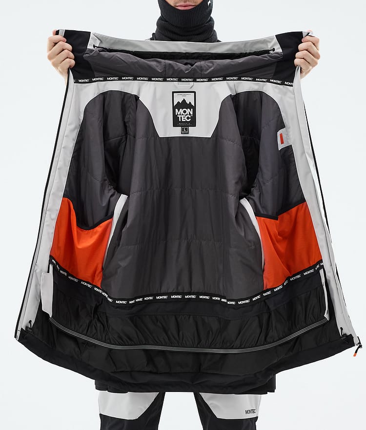 Montec Arch Skijacke Herren Light Grey/Black, Bild 10 von 10