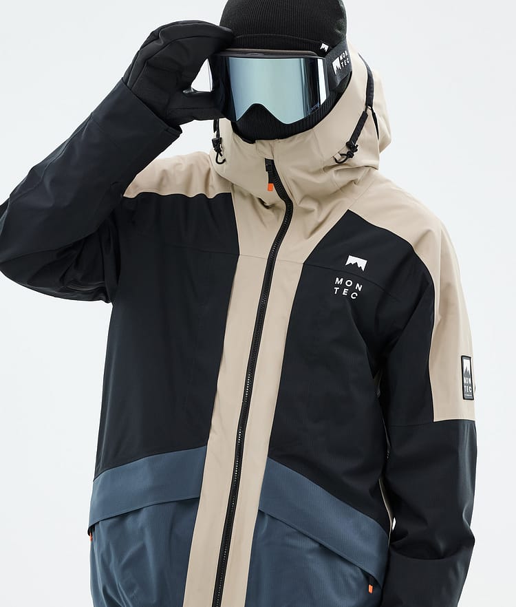 Montec Morpheus Skijacke Herren Sand/Black/Metal Blue, Bild 2 von 10