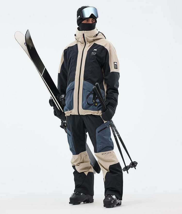 Montec Morpheus Skijacke Herren Sand/Black/Metal Blue, Bild 3 von 10
