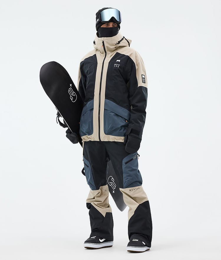 Montec Morpheus Snowboardjacke Herren Sand/Black/Metal Blue, Bild 3 von 10