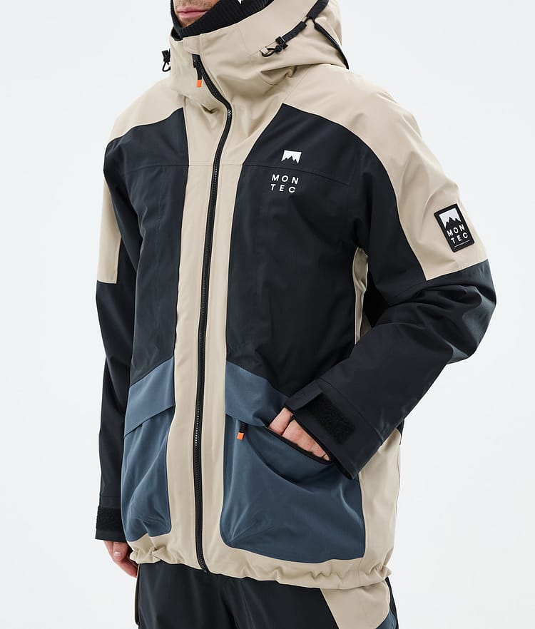 Montec Morpheus Snowboardjacke Herren Sand/Black/Metal Blue, Bild 8 von 10