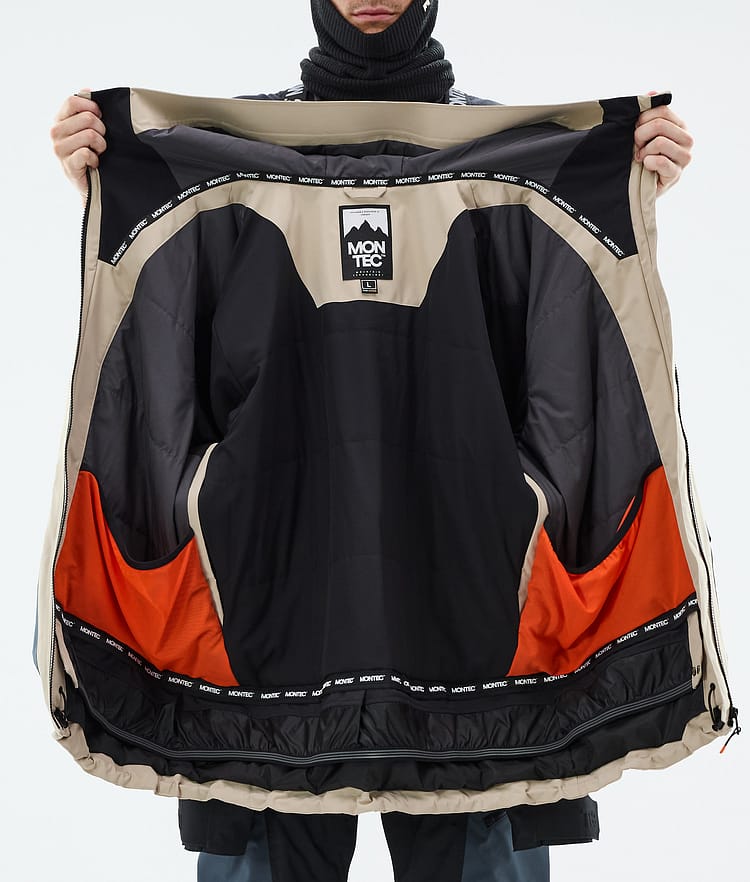Montec Morpheus Snowboardjacke Herren Sand/Black/Metal Blue, Bild 10 von 10