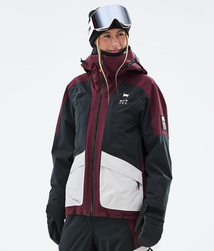 Montec Morpheus W Skijacke Damen Burgundy/Black/Light Grey, Bild 1 von 10