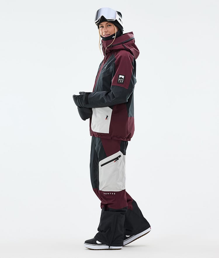 Montec Morpheus W Snowboardjacke Damen Burgundy/Black/Light Grey, Bild 4 von 10