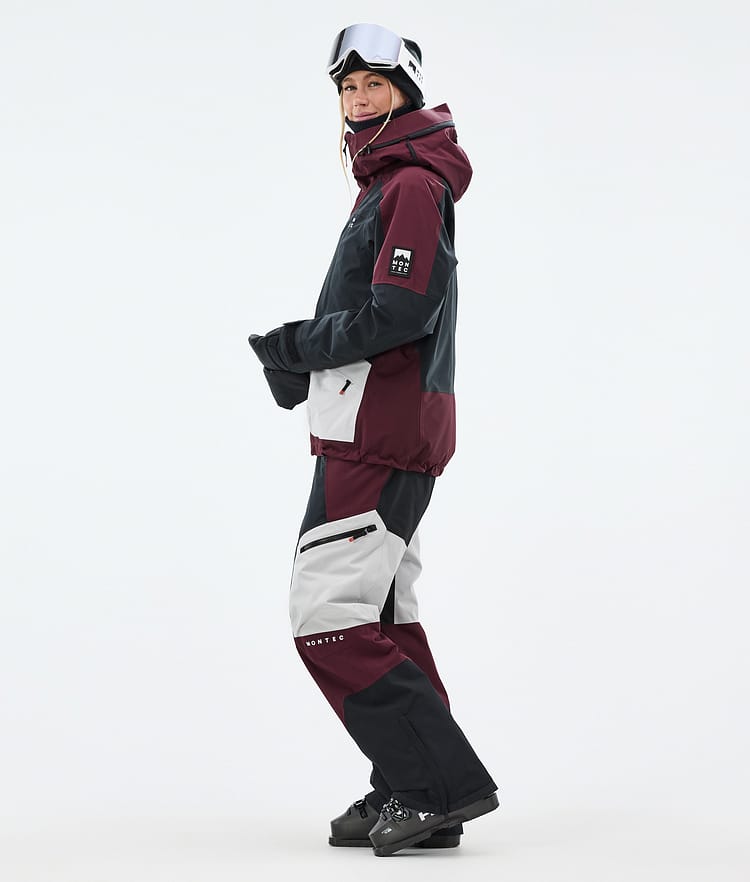 Montec Morpheus W Skijacke Damen Burgundy/Black/Light Grey, Bild 4 von 10
