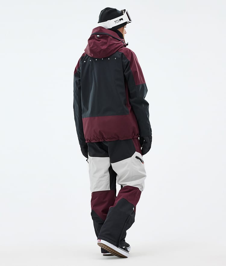 Montec Morpheus W Snowboardjacke Damen Burgundy/Black/Light Grey, Bild 5 von 10