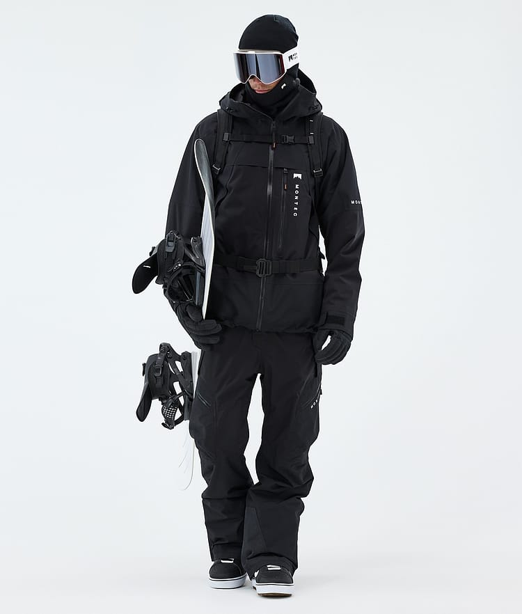 Montec Oracle Snowboardjacke Herren Black, Image 3 of 10